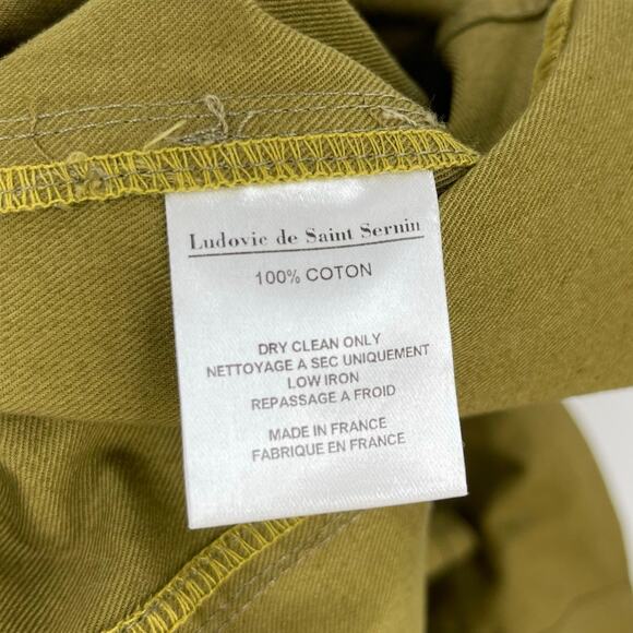 Ludovic de Saint Sernin | NWT Easy Cleavage Top in Olive Green L - Picture 10 of 11